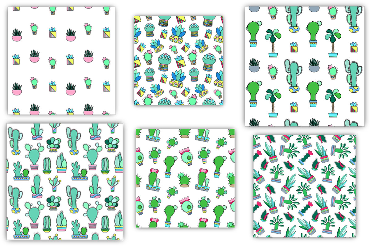 Cactus & Succulents Vector Clipart, a Decorative Illustration by RabbitAndPencil (Photo 3 of 4)
