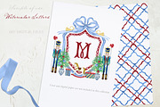 Monogram Vintage Letters PNG, a Decorative Illustration by LABFcreations (Thumbnail 2 of 4)