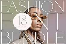 The Fashion Font Bundle (18 Fonts)