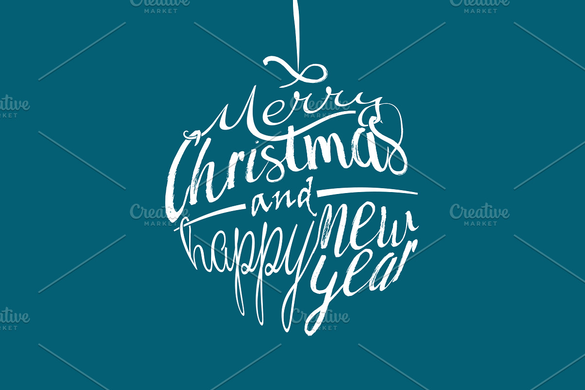 Merry Christmas and Happy New Year, a Card Template by MM Studio