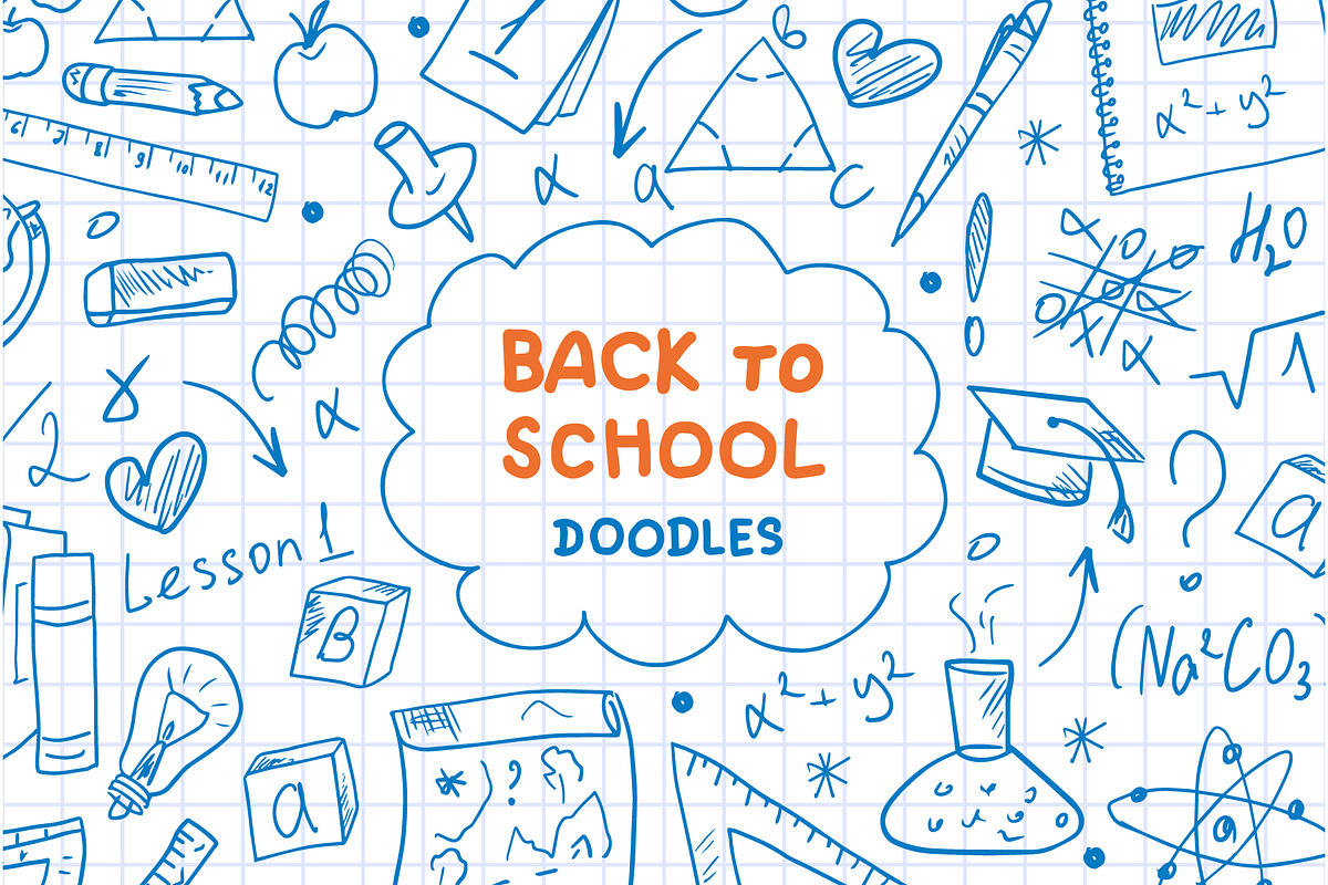 Back to School doodles, an Education Illustration by Irina Avdeeva (Photo 1 of 8)