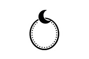 Crescent Moon Round Frame Bundle, an Illustration by Creativeshirt (Thumbnail 22 of 31)