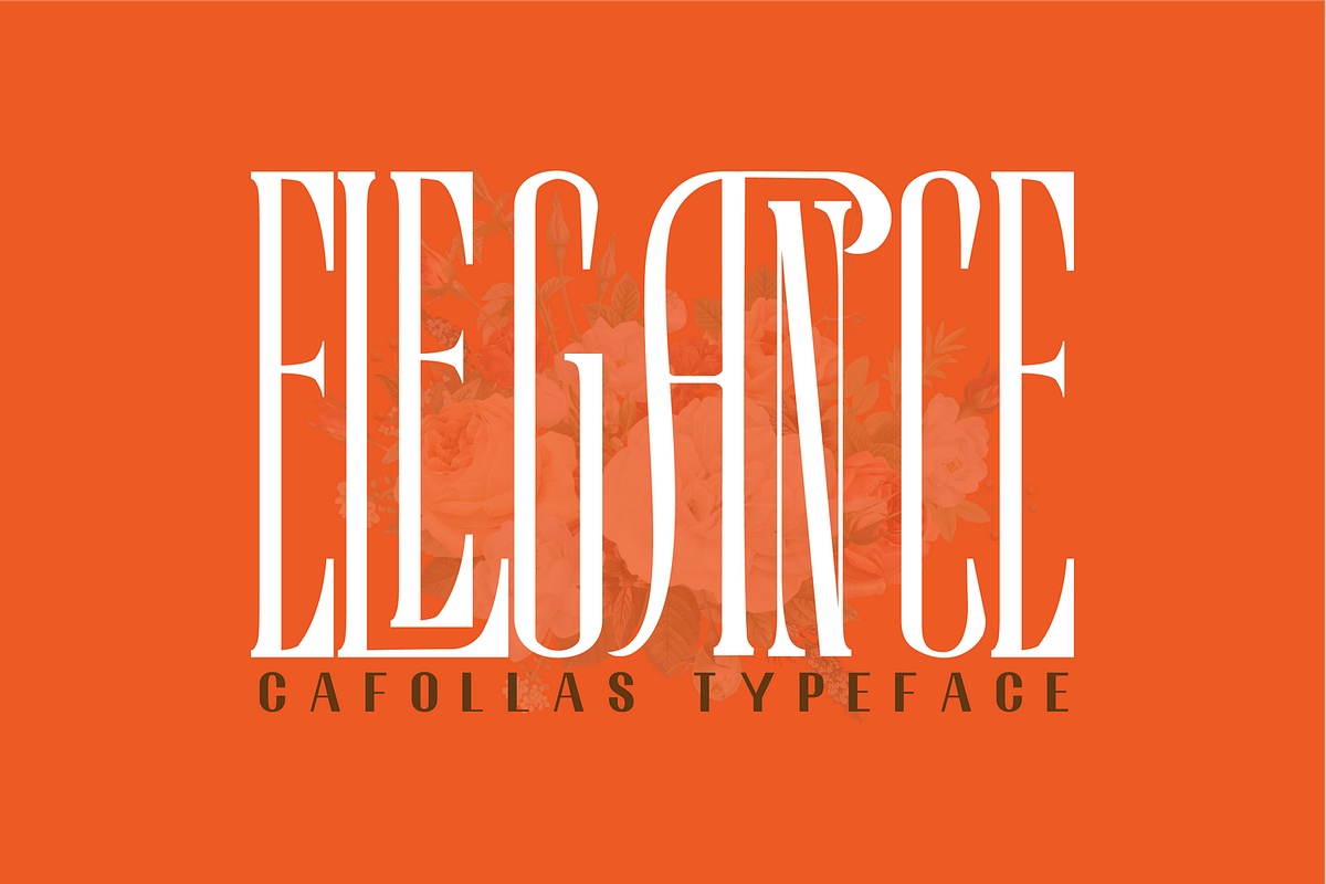 Cafollas - Condensed Font, a Serif Font by 177Studio (Photo 2 of 9)