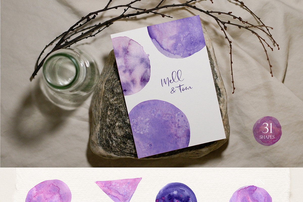 Watercolor Hearts Set Valentines Day, an Object Graphic by NataliArkushArt (Photo 6 of 10)