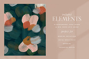 January Abstract Painted Backgrounds, a Texture Graphic by Basia Stryjecka (Thumbnail 7 of 15)
