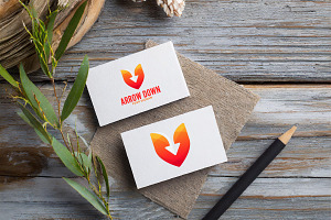Colorful Arrow Logo Template, a Branding & Logo Template by TemplatePlus.net