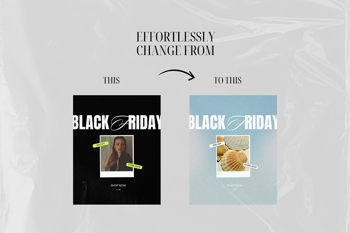 Bold Neon Social Media Templates, a Social Media Template by Row Creative (Photo 10 of 10)