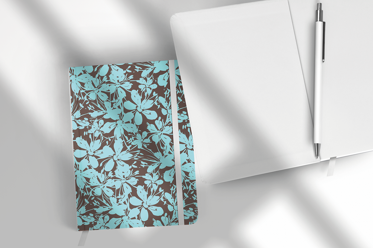 Blue Flower Seamless Pattern, a Pattern Graphic by Bonfloret Studio (Photo 3 of 3)