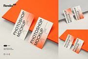 Business Card Mockup, a Product Mockup by Renderteam (Thumbnail 1 of 6)