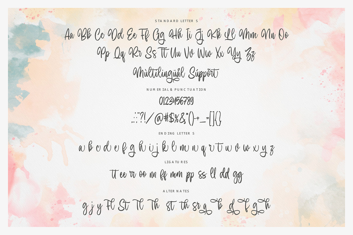 Hello Brigantia - Handwritten Font, a Script Font by Damarletter (Photo 7 of 8)
