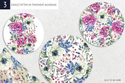 Roses&Anemones for you, a Decorative Illustration by Belusuab (Thumbnail 3 of 4)