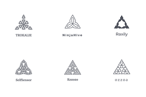 Logo Creator Triangle Shapes Edition