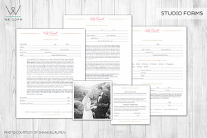 Photography Studio forms templates