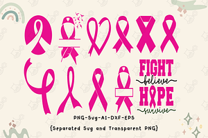 Breast cancer awareness, cancer svg