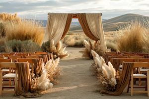 Rustic Outdoor Brown Wedding, a Holiday Photo by Ocean Digital Art