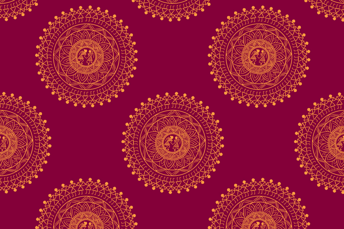 10 seamless indian patterns, a Pattern Graphic by Swathi Kirthyvasan (Photo 6 of 7)