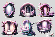 Cherry Blossom Sakura Interior #2, a Seasonal Illustration by EdeniaArtStudio (Thumbnail 5 of 8)
