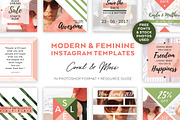 Coral & Moss INSTAGRAM BANNER Pack, a Social Media Template by Andimaginary Creative Co. (Thumbnail 8 of 8)