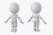 Cute Stickman In A-Pose CAT Rig, a Characters & Person 3D Model by VK Studio (Thumbnail 1 of 19)