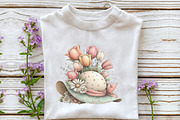 Whimsical Spring Floral Hat Clipart, an Illustration by OK Design (Thumbnail 6 of 6)