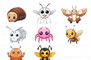 Insect Kingdom Clipart Pack