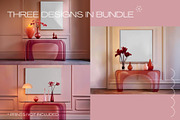 The Pink Console | Frame Mockup, a Marketing Template by Columbus Prints (Thumbnail 7 of 9)