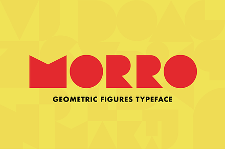 Morro - Geometric figures font