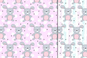 Cute rabbits patterns colection!, a Pattern Graphic by Irene_Boiko_ART (Thumbnail 18 of 21)