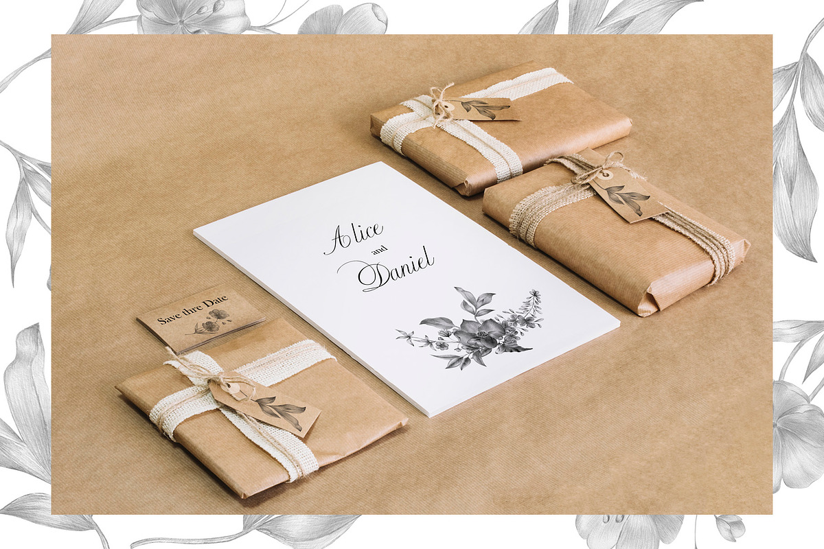 Flower Mix, a Decorative Illustration by ViсkyArtDesign (Photo 8 of 9)