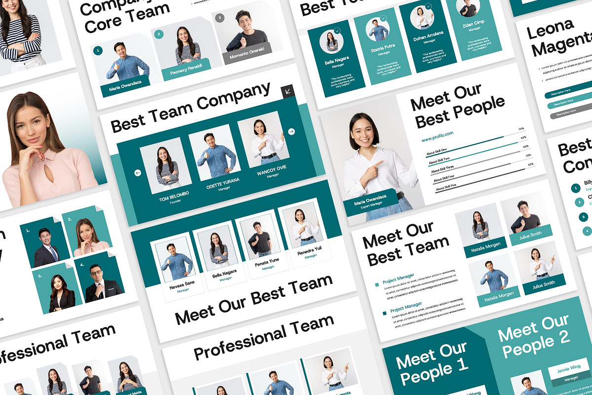 Team Profile Keynote preview 6