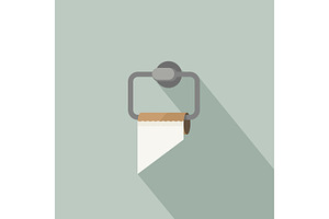 Empty toilet paper