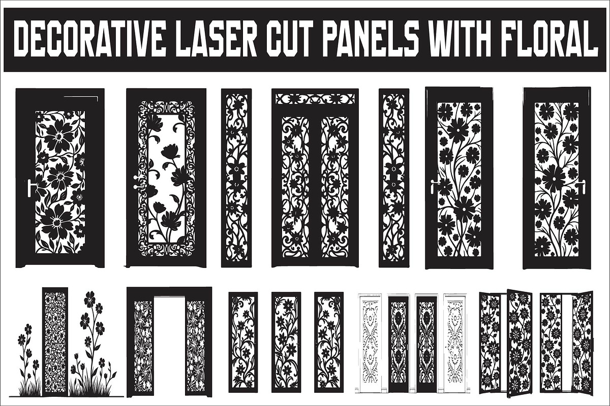 Decorative laser cut panels, an Illustration by Amazin_art