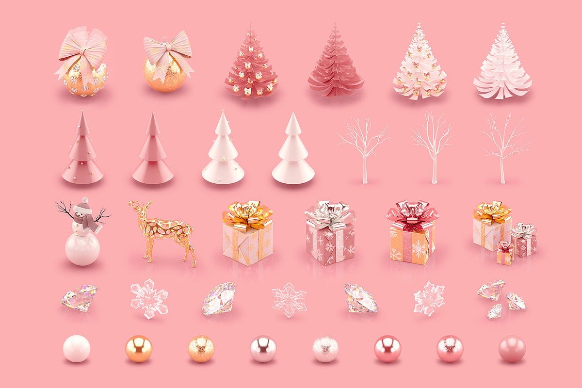 Christmas Scene Creator, a Decorative Illustration by Mockups & Illustrations (Photo 6 of 16)