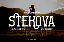 Stekova - Slab Serif Font