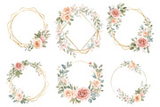Geometric Floral Frames Set, an Illustration by jahid234 (Thumbnail 7 of 20)