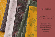 Embroidery Style Seamless Patterns, a Pattern Graphic by Svetlana Lerie (Thumbnail 2 of 10)