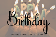 Birthday, a Handwritten Font by InermediaSTUDIO (Thumbnail 1 of 8)