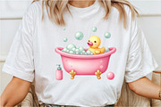Pink Baby Girl Nursery Clipart, an Illustration by Rose Art (Thumbnail 6 of 9)