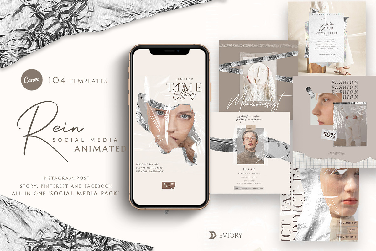 CANVA Bundle Social Media Pack, a Social Media Template by Eviory (Photo 7 of 31)