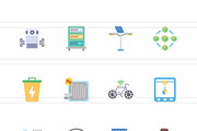 Eco-Tech Flat Multicolor Icons, an Icon by IconBunny (Thumbnail 2 of 2)