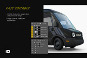 Delivery Van Mockup Set, an Advertising Mockup by ForgeDesign (Thumbnail 3 of 7)