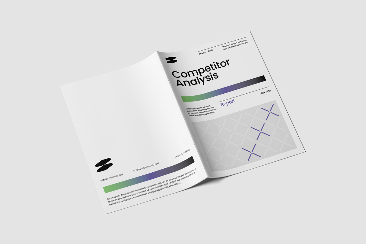 Project Competitor Analysis Template, a Brochure Template by TMint Play (Photo 8 of 8)
