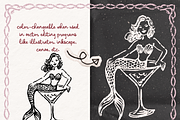 Mermaid Clipart, Ocean Doodles, a Person Illustration by The October Creative (Thumbnail 2 of 6)