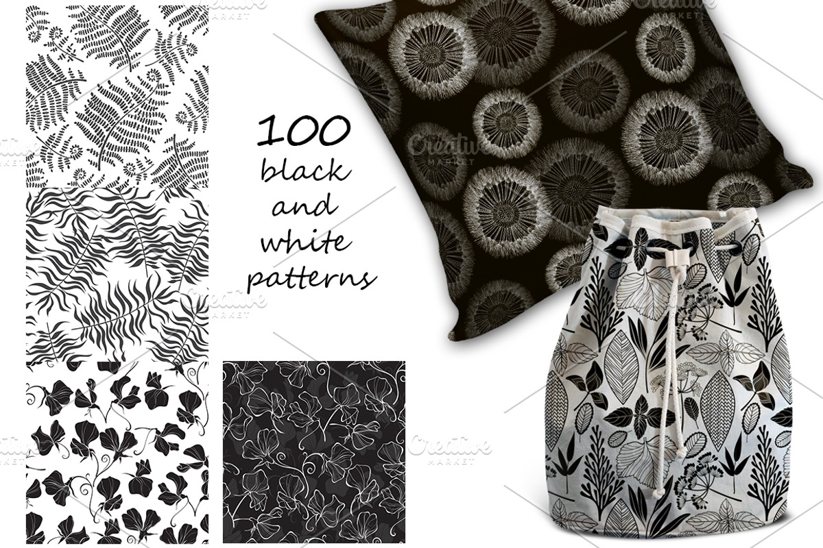 Wildherbs and flowers. Patterns., a Pattern Graphic by maritime_m (Photo 2 of 16)