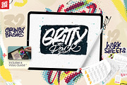 Gritty Pack Grungy Procreate Brushes, a Brush Add-On by Snooze one (Thumbnail 1 of 12)
