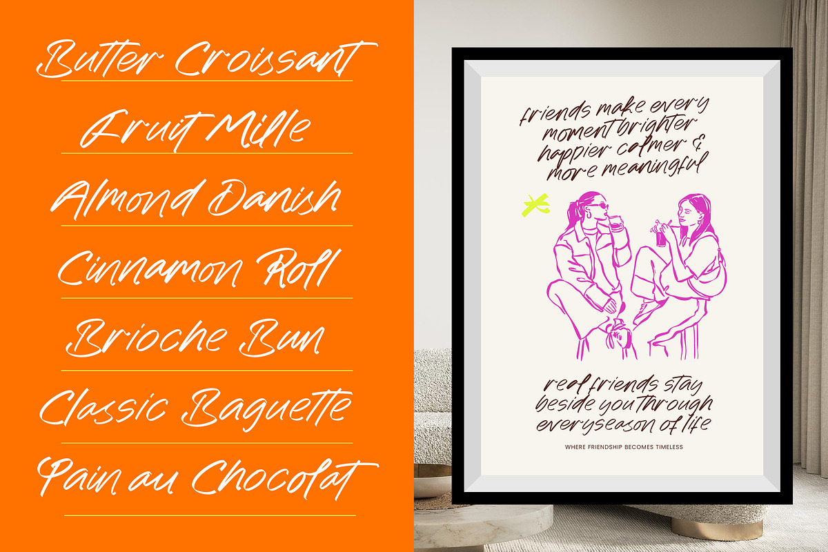 Belle Aurelia Modern Script, a Script Font by Letterena Studios Script (Photo 2 of 10)