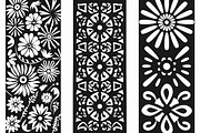 Elegant Floral Laser Cut Panel Bund, a Graphic by Creativeshirt (Thumbnail 3 of 10)
