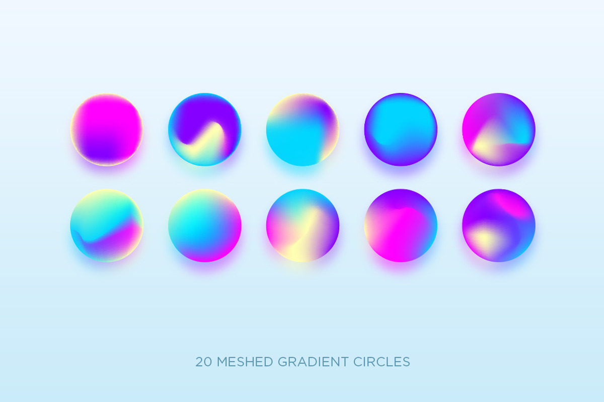 Big Gradient Set, a Texture Graphic by Olga Ryzychenko (Photo 2 of 11)