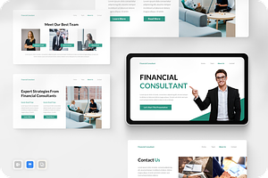 Financial Consultant Keynote, a Presentation Template by Annora Studio