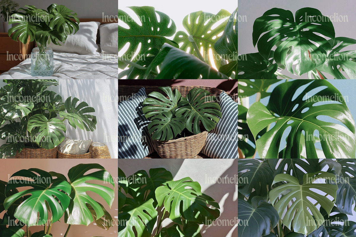 45 Aesthetic Monstera Plant Photos, a Nature Photo by Incomelion (Photo 9 of 12)